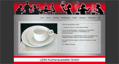 Desktop Screenshot of leba-kuechenausstatter.de